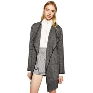 Zara cardigan sweater Small gray long line open front